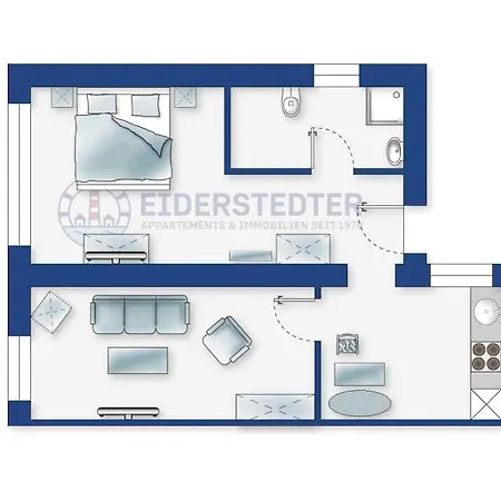 Wohnung 4 Suedfall Id 473 * Tating