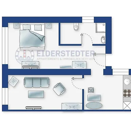 Wohnung 4 Suedfall Id 473 * Tating